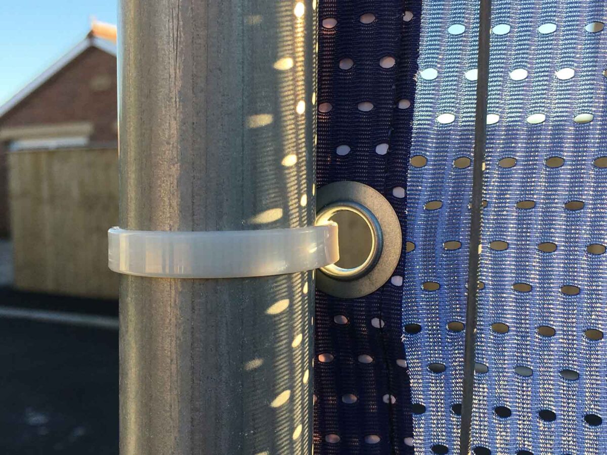 AirMesh Flag Heras Fence Cover