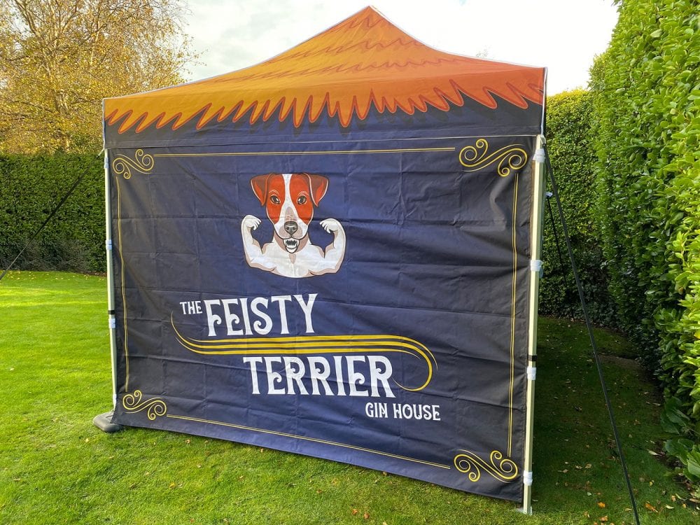 Feisty Terrier Branded Gazebo