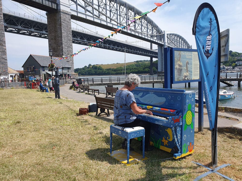 Printed teardrop flag