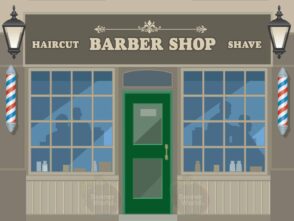 Barbers Dementia Wall Mural