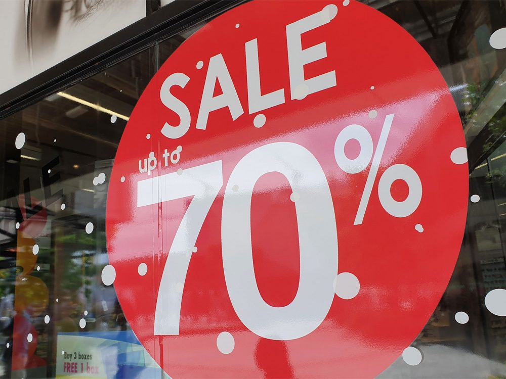 Printed window decals full colour