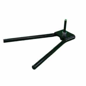 Drive-on car foot base for feather flags, designed for stability at outdoor events and car showrooms, featuring a durable construction for effective flag display.