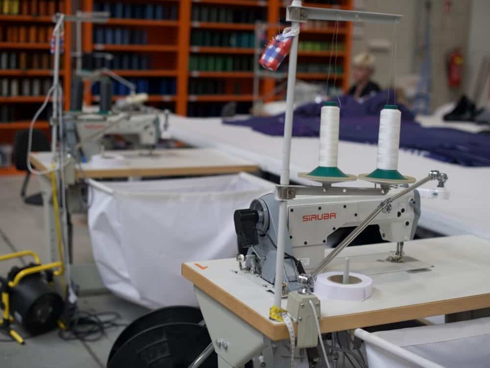 Large Format Sewn Hems