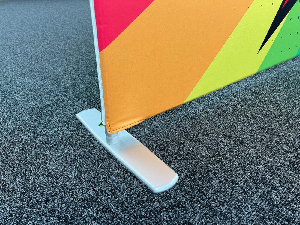 fabric display stand with fabric