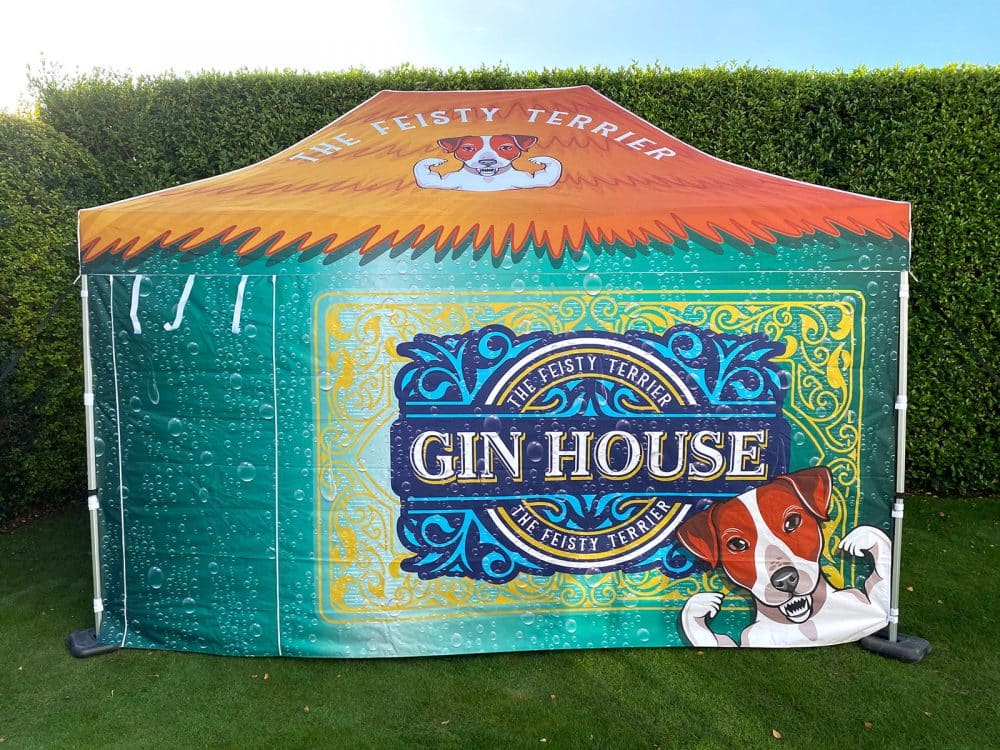 Gin House Printed Gazebo