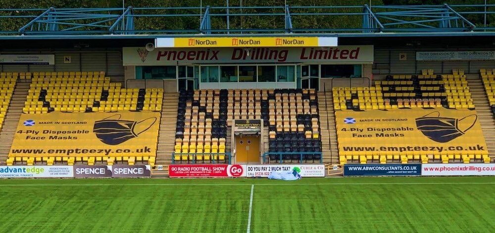 Flag to cover seats at stadium