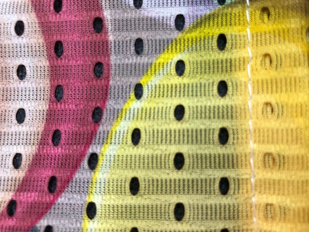 airmesh polyester close up