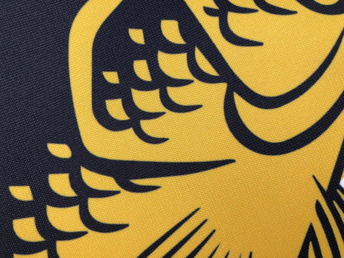 Close up of Cafe Banner fabric