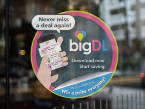 Window stickers for shops